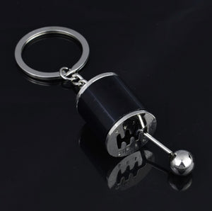 6 Speed Gear Knob Shifter Key Chain Key Ring