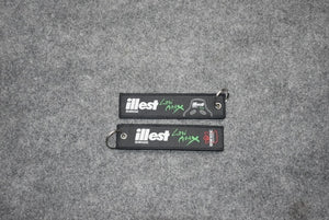 BRIDE Illest Embroidered Japan JDM Key Chain Key Ring